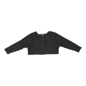 Analogie By Lil Legs Rib Knit Shrug Grey