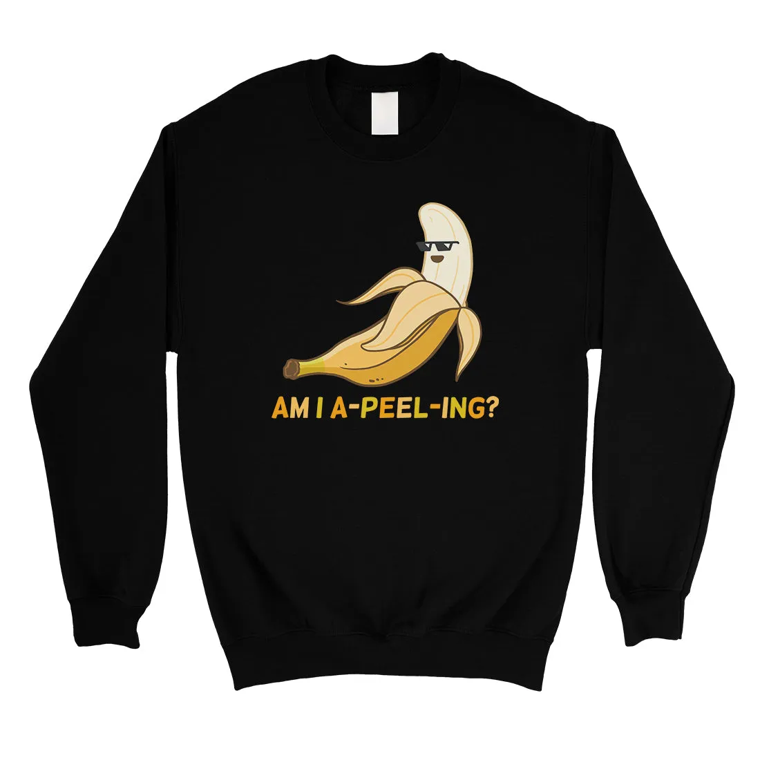 Apeeling Banana Unisex Crewneck Sweatshirt Funny Anniversary Gift