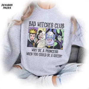 Bad Witches Club Maleficent Cartoon land Villains PNG Design