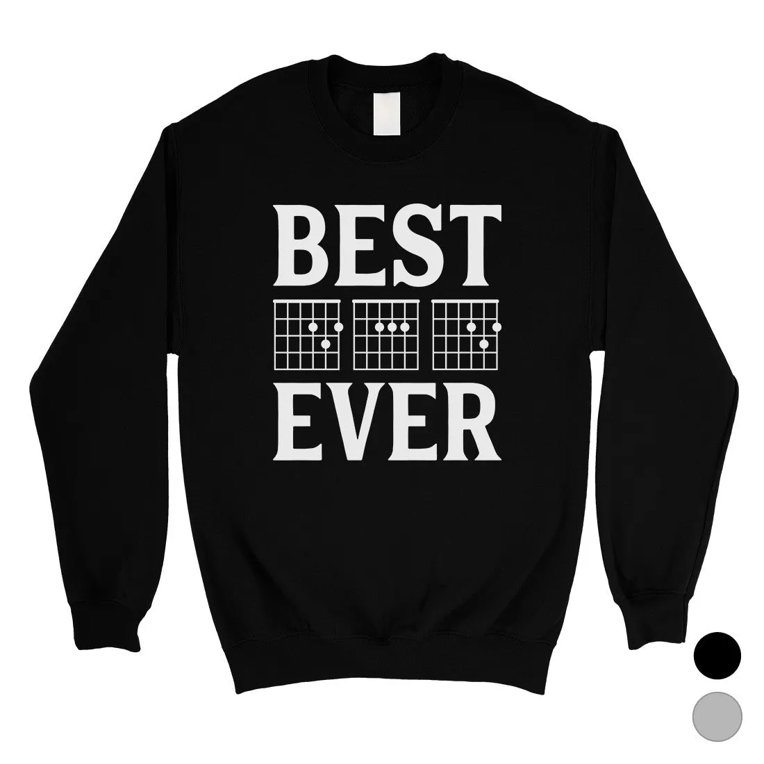 Best Dad Ever Guitar Chord Mens/Unisex Fleece Sweatshirt Creative