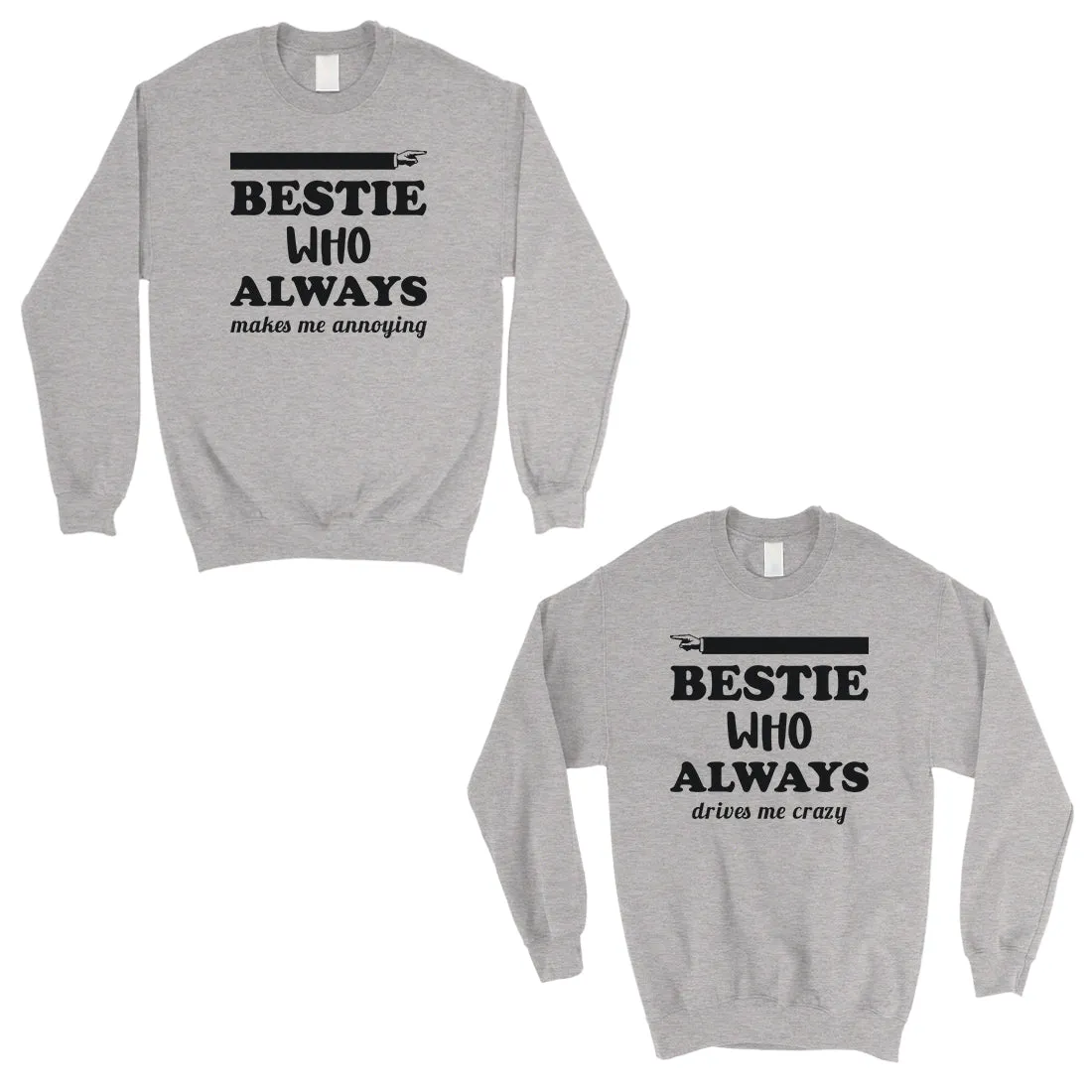 Bestie Always Unisex BFF Matching Sweatshirts  Best Friend Gift