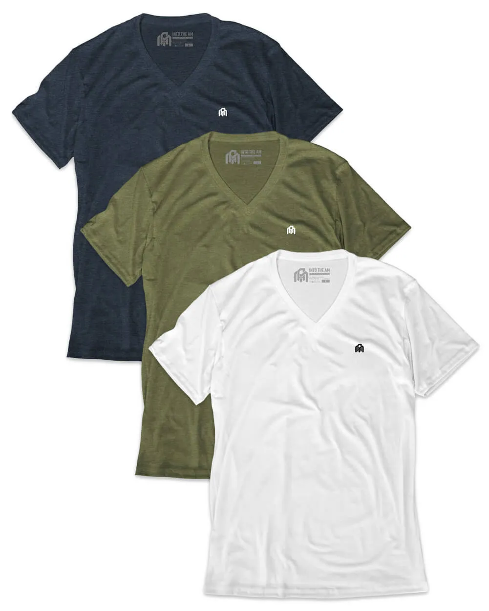 Custom 3 Pack V-Neck Tee - Branded