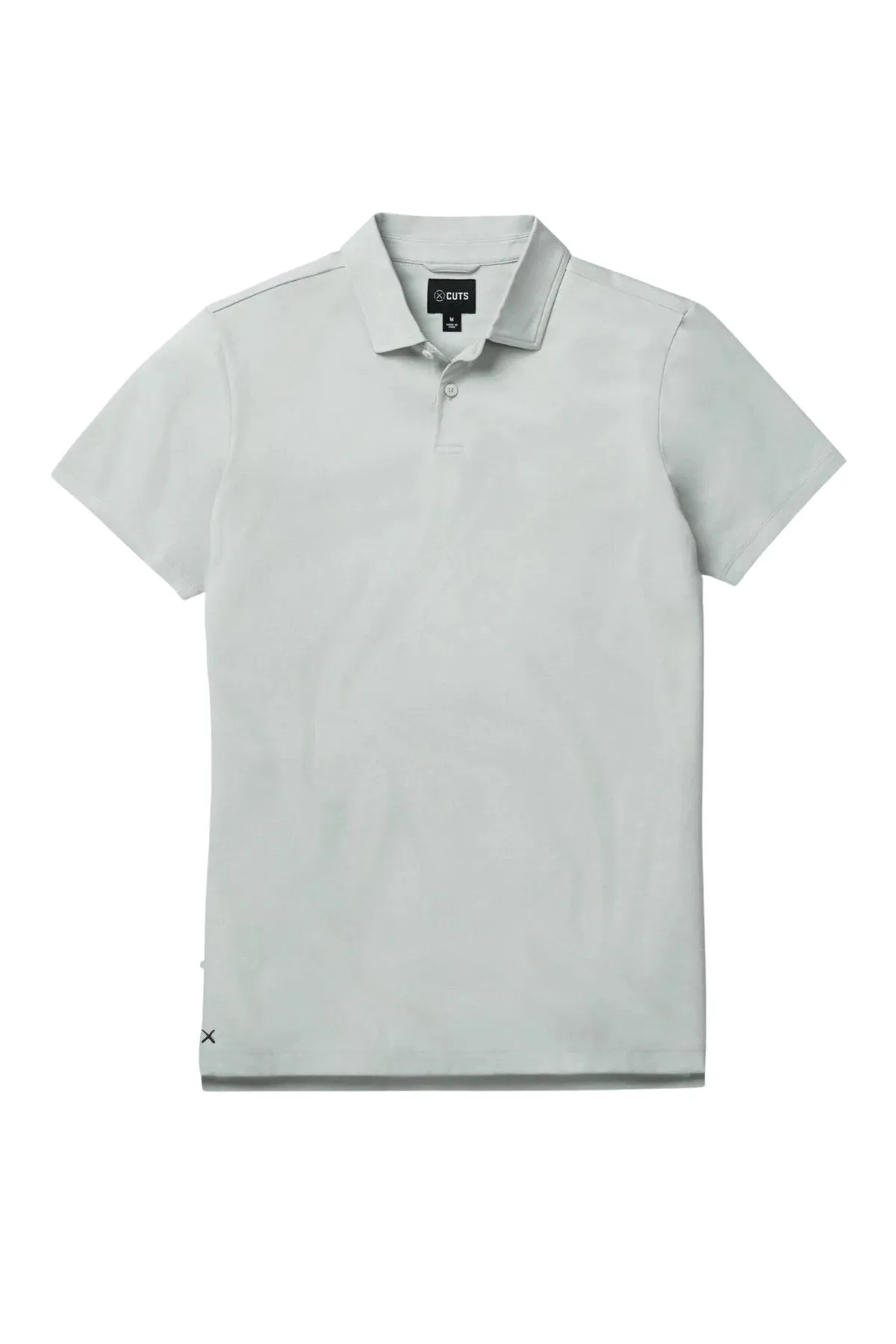 Cuts Clothing Inc. Coz Polo Split-Hem in Heather Shoreline