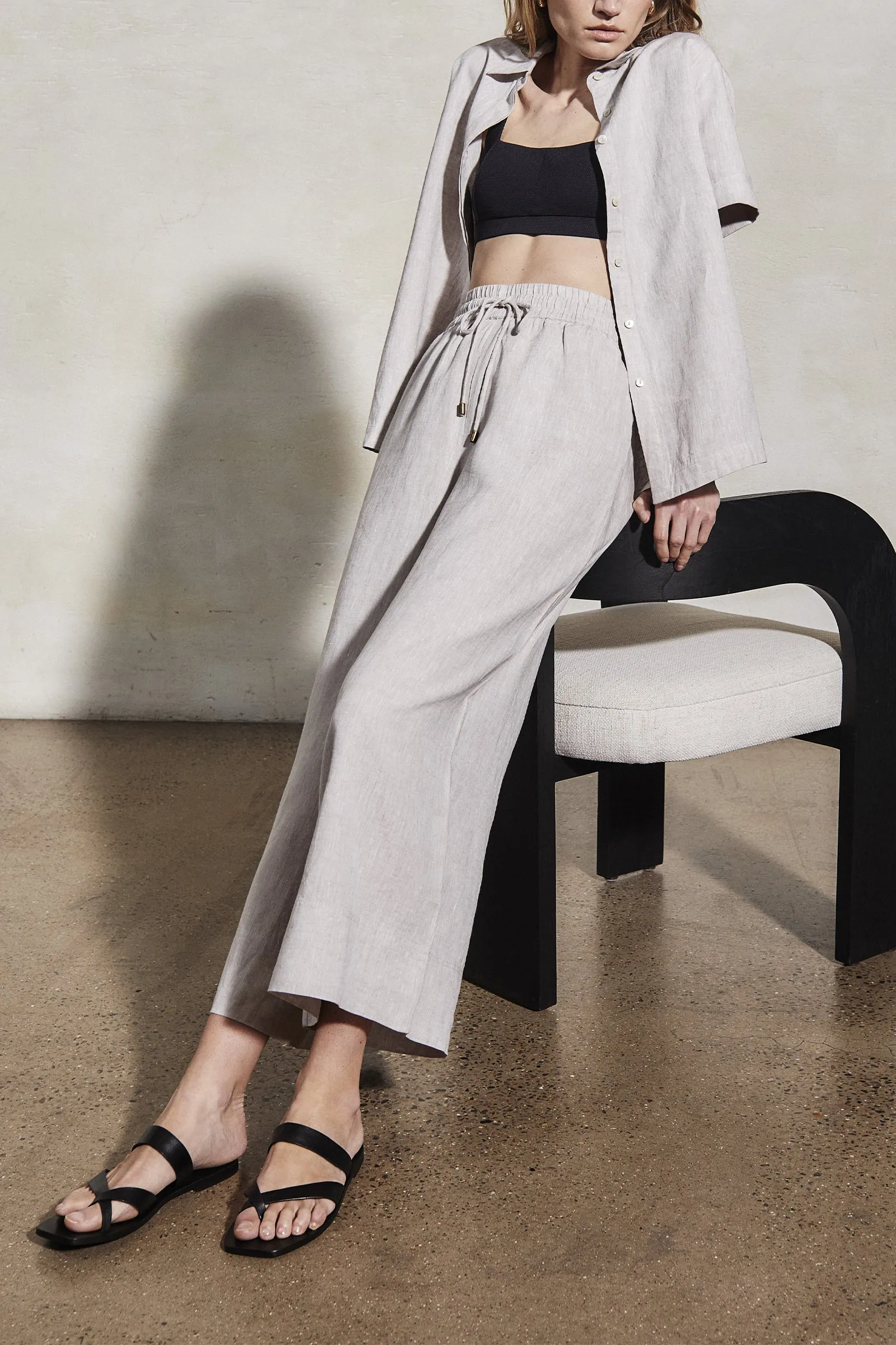 Doris Cropped Drawstring Trouser