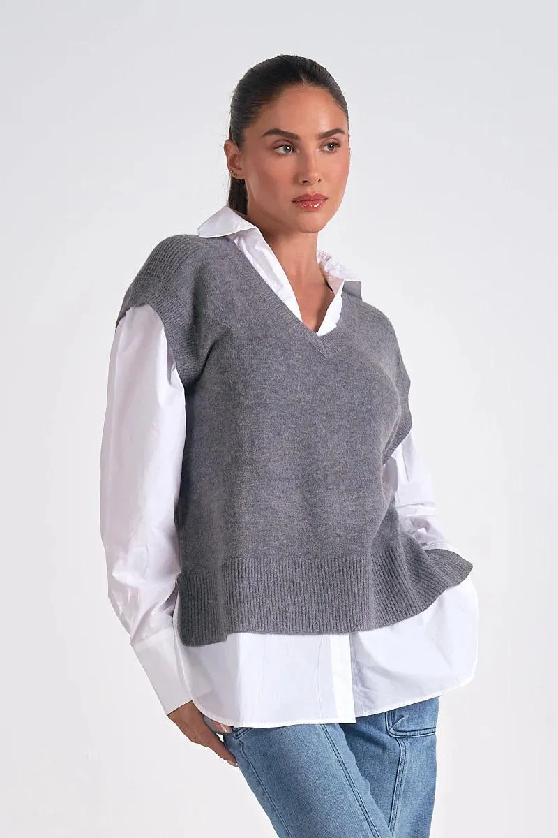 Elan Sweater Vest/Shirt