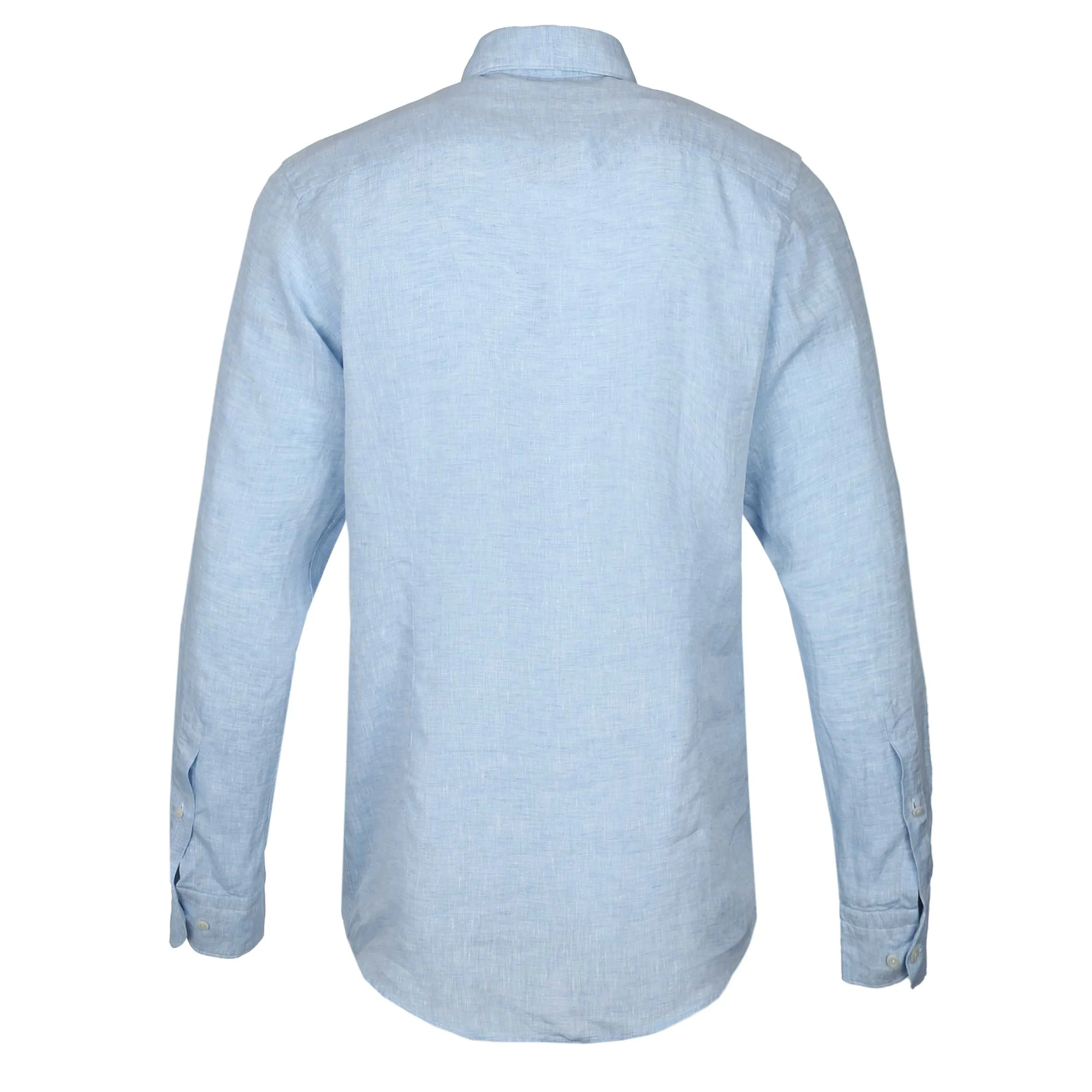 Eton Linen Shirt in Sky Blue