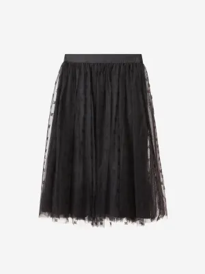 Fendi Girls Embroidered Tulle Skirt