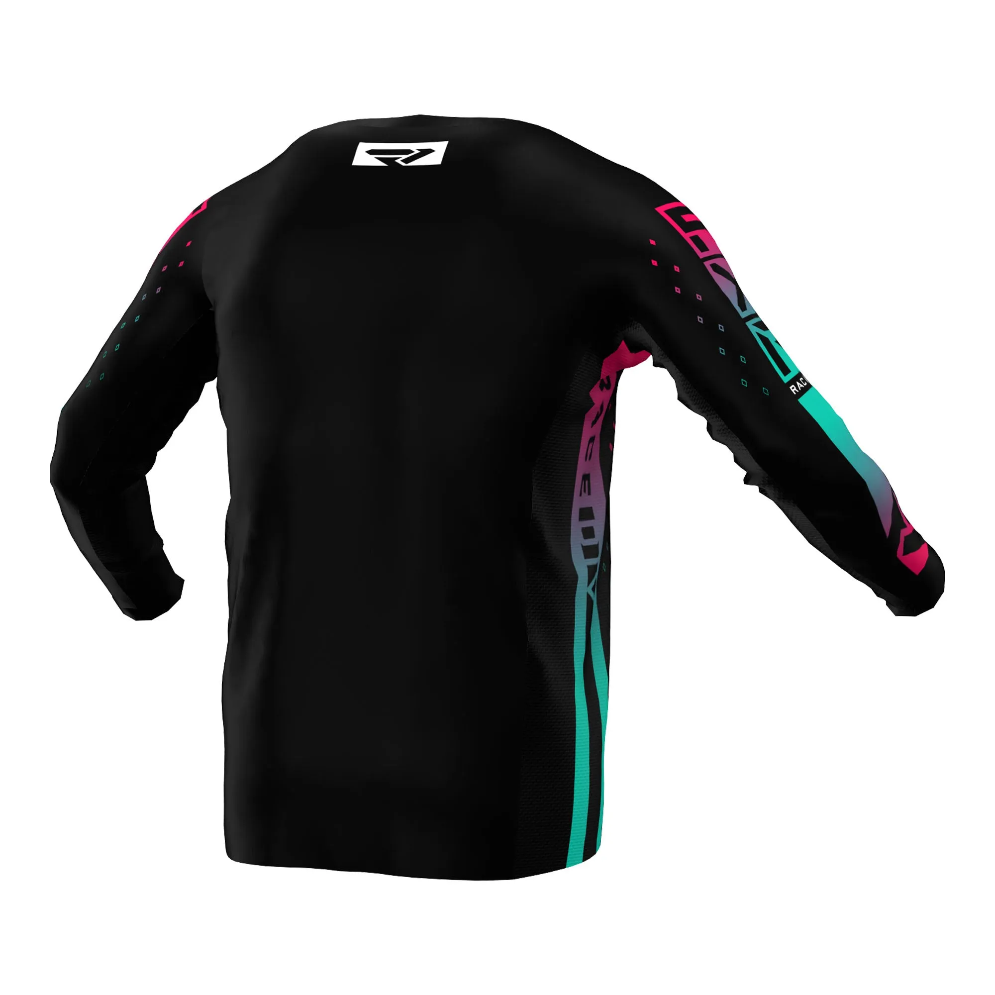 FXR  Minty Re-Fresh Black Youth Podium Pro Jersey Longsleeve Lightweight Slim Fit