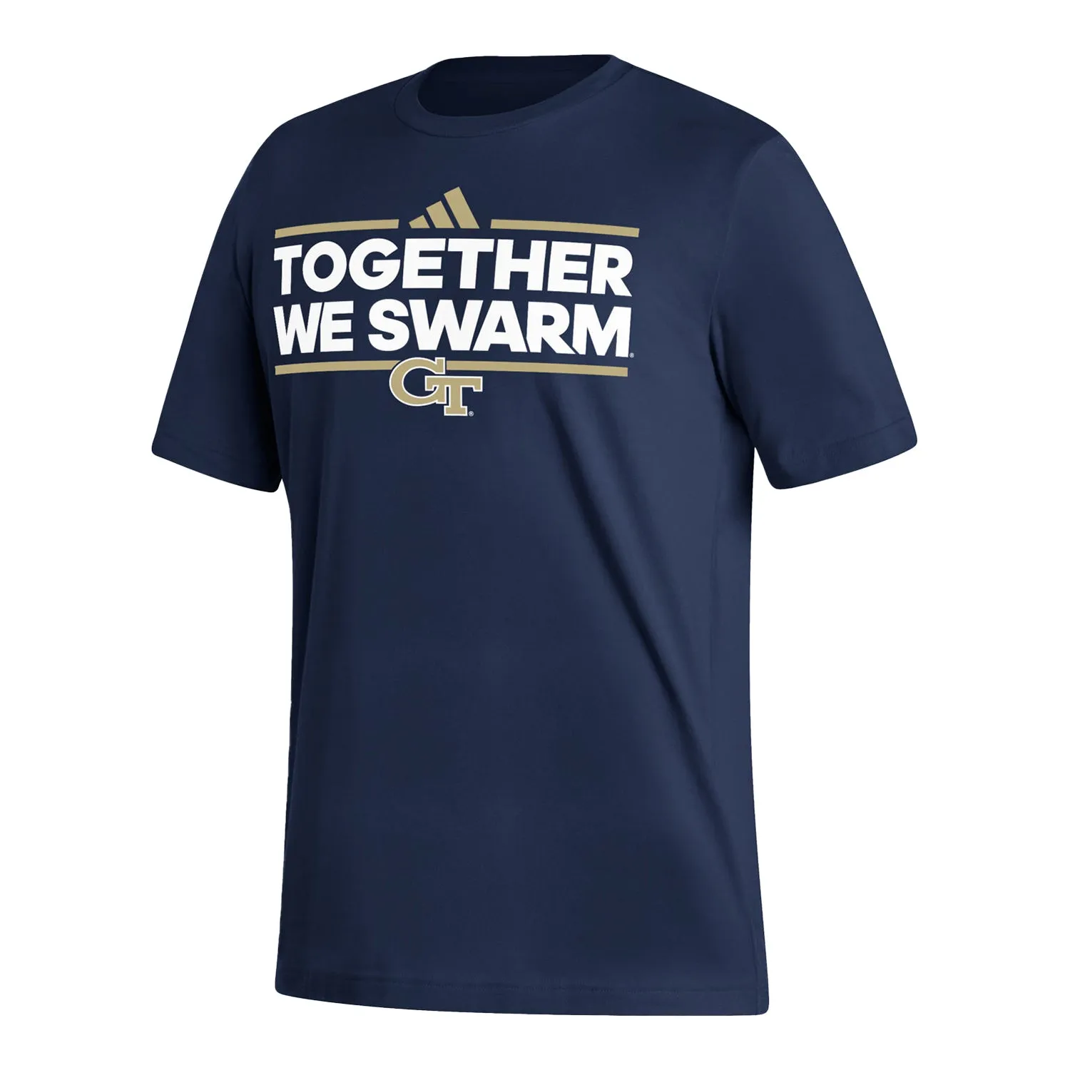 Georgia Tech Yellow Jackets Adidas Fresh Together Navy T-Shirt