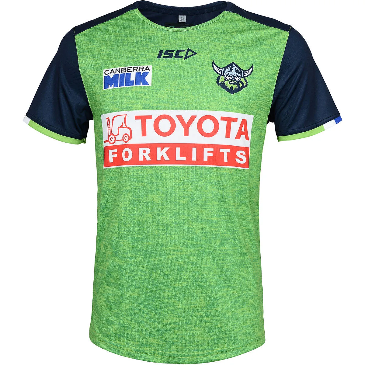 ISC Canberra Raiders 2023 Adults Training Tee - Green/Navy