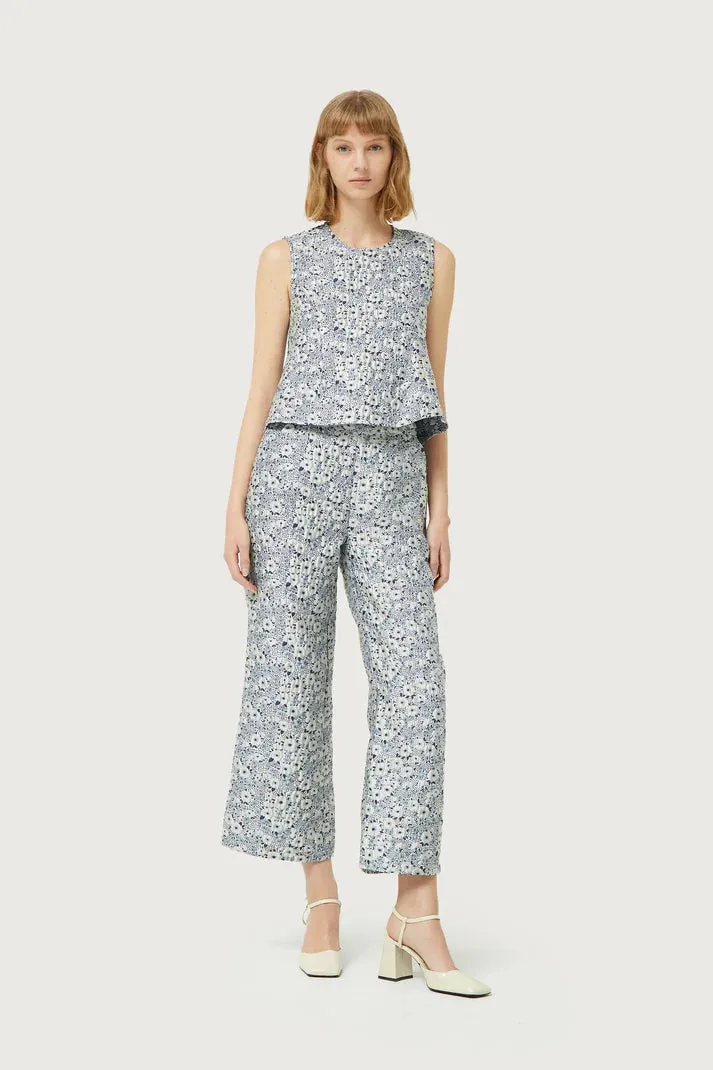 Jacquard Flower Pant