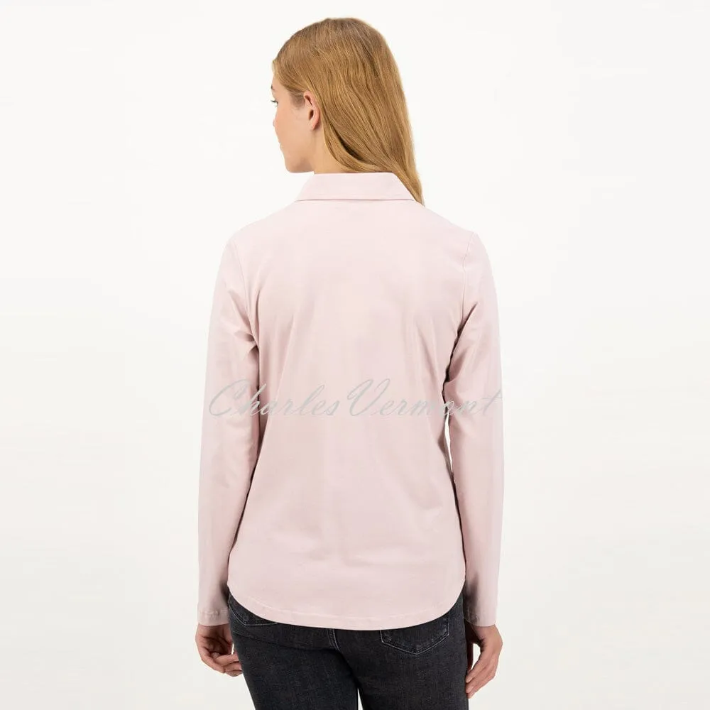 Just White Long Sleeve Blouse – Style J1303-320 (Pink)