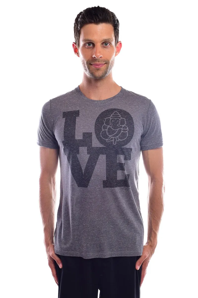 Love Ganesh on Linen Blend Crew Neck