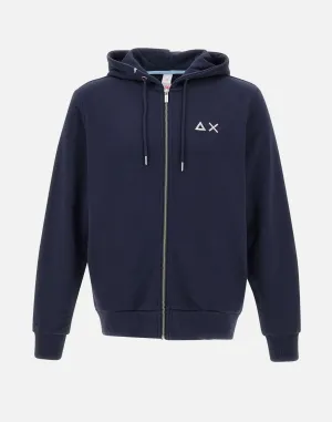 Men's Navy Blue Hooded Sweatshirt