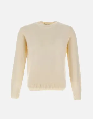 Merino Wool and Cashmere Crew Neck Sweater