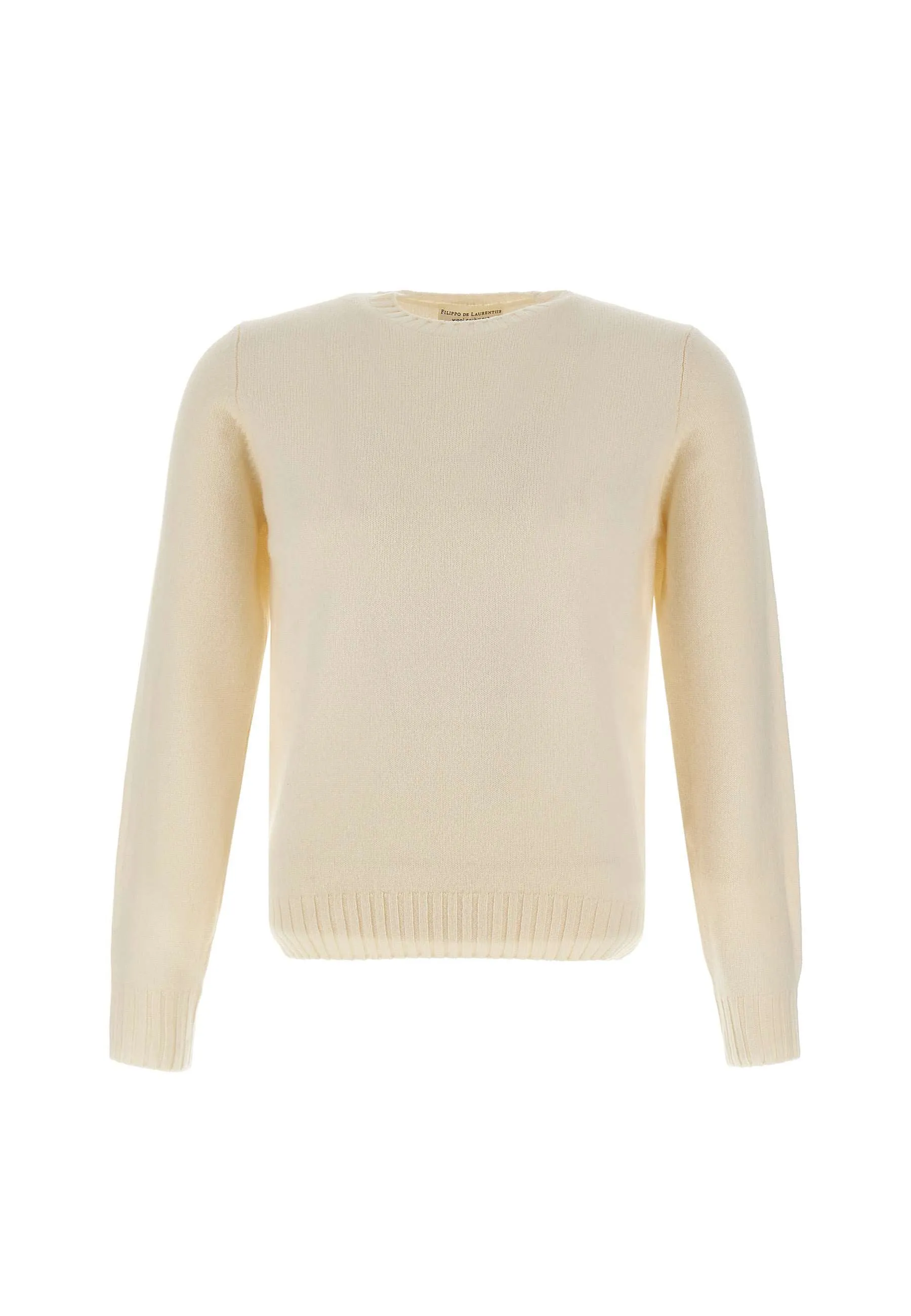 Merino Wool and Cashmere Crew Neck Sweater