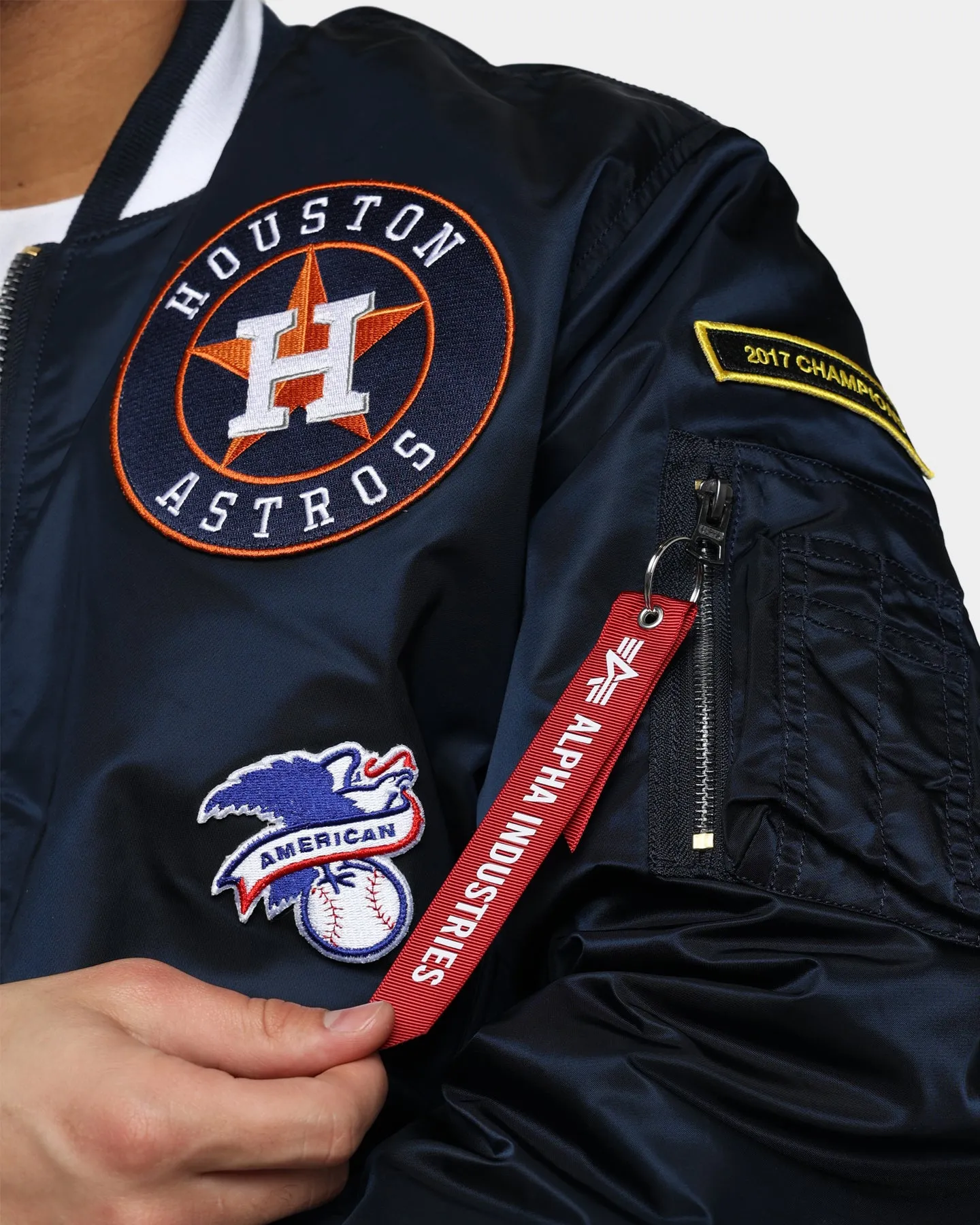 New Era Houston Astros Varsity Jacket Blue