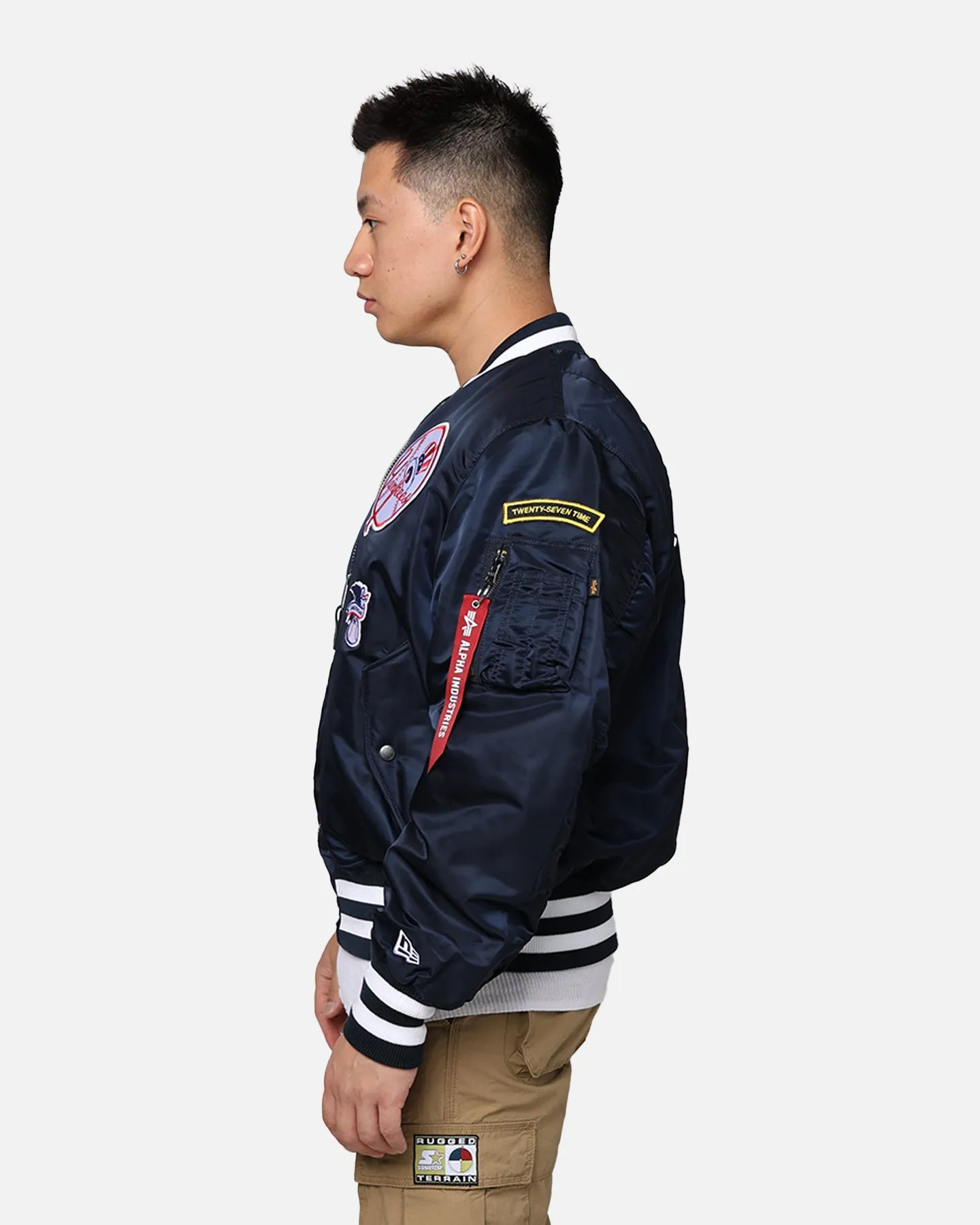 New Era X Alpha Series X MLB New York Yankees MA-1 Bomber Jacket Navy