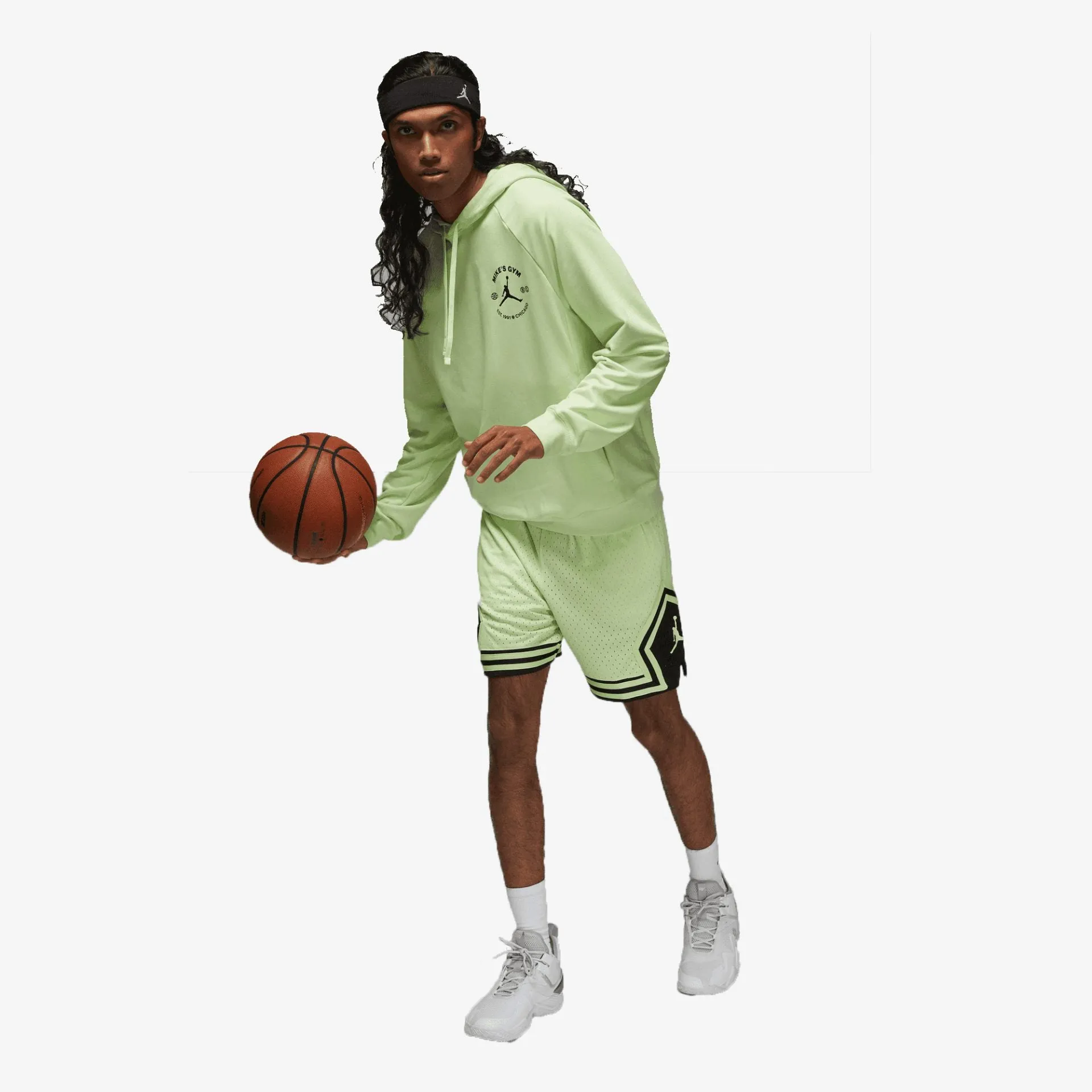 Nike | JORDAN DRI-FIT SPORT BC { LT LIQUID LIME/BLACK