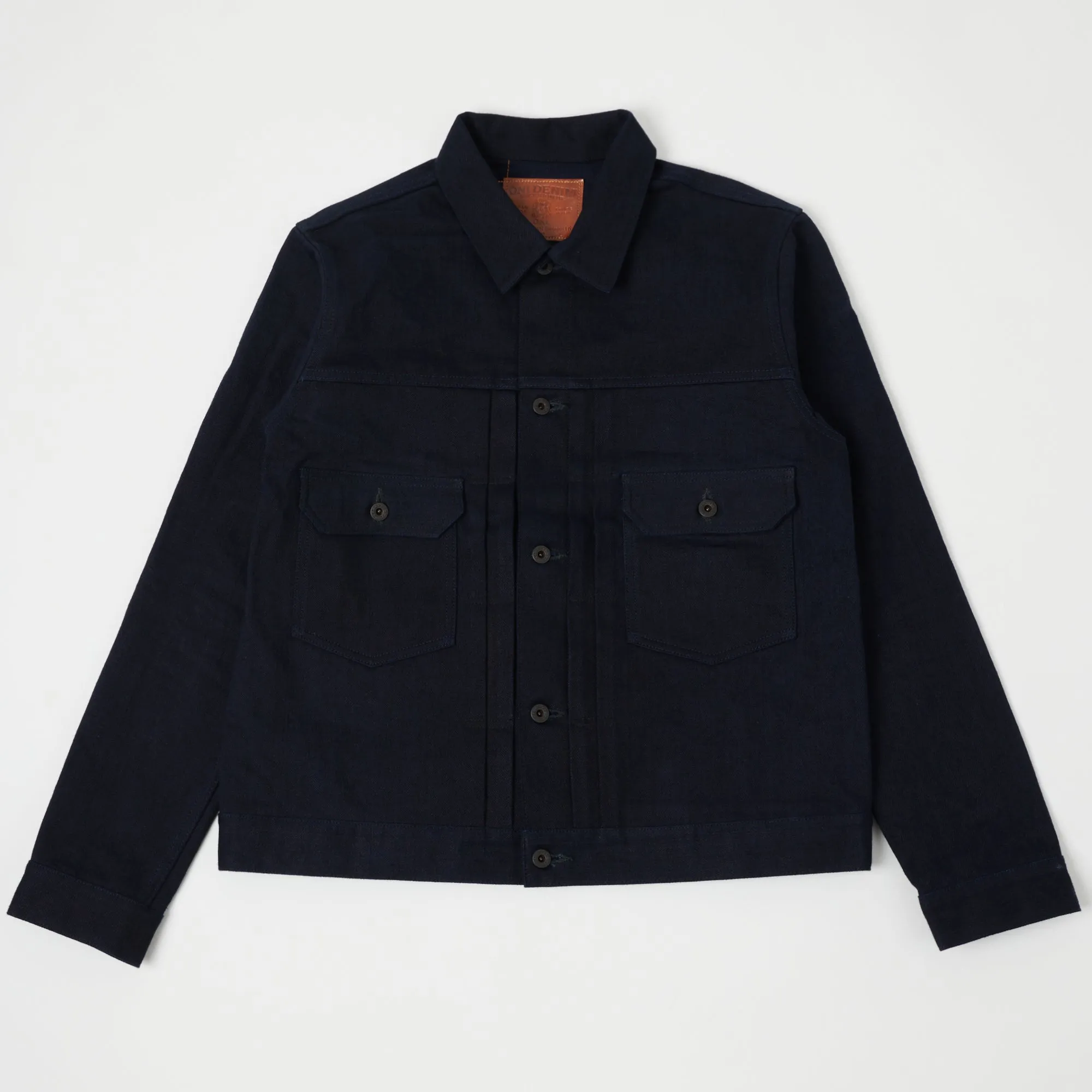 ONI 02517ID17 Type II Double Indigo Denim Jacket