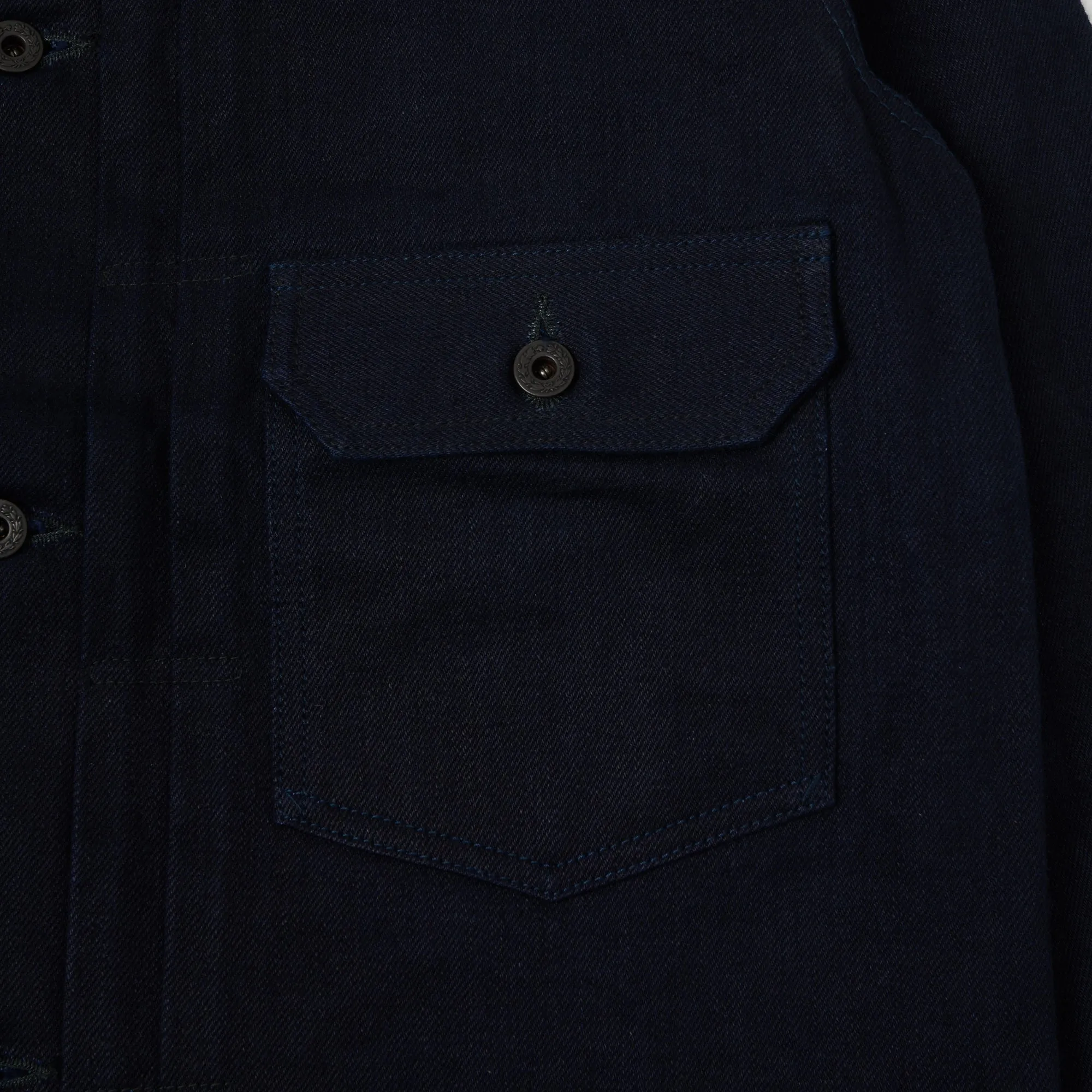 ONI 02517ID17 Type II Double Indigo Denim Jacket