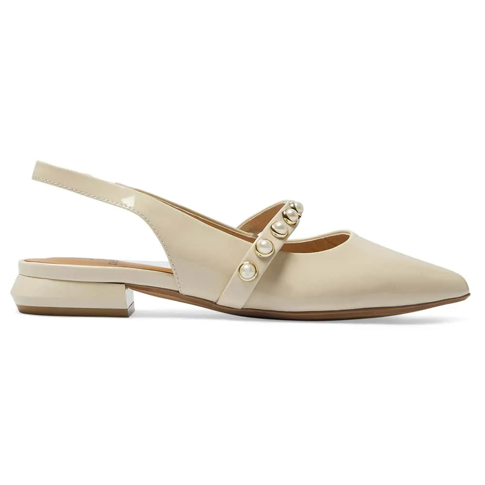 Opal Flat in Ivory Patent