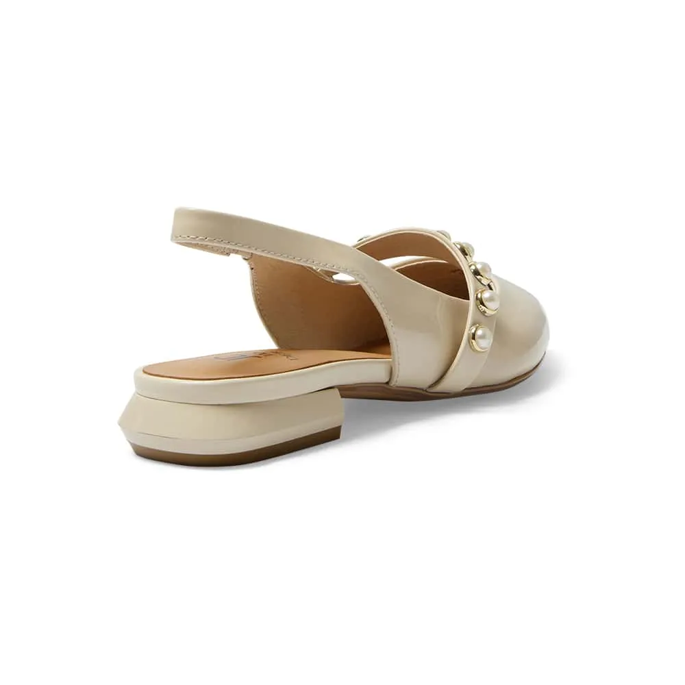 Opal Flat in Ivory Patent