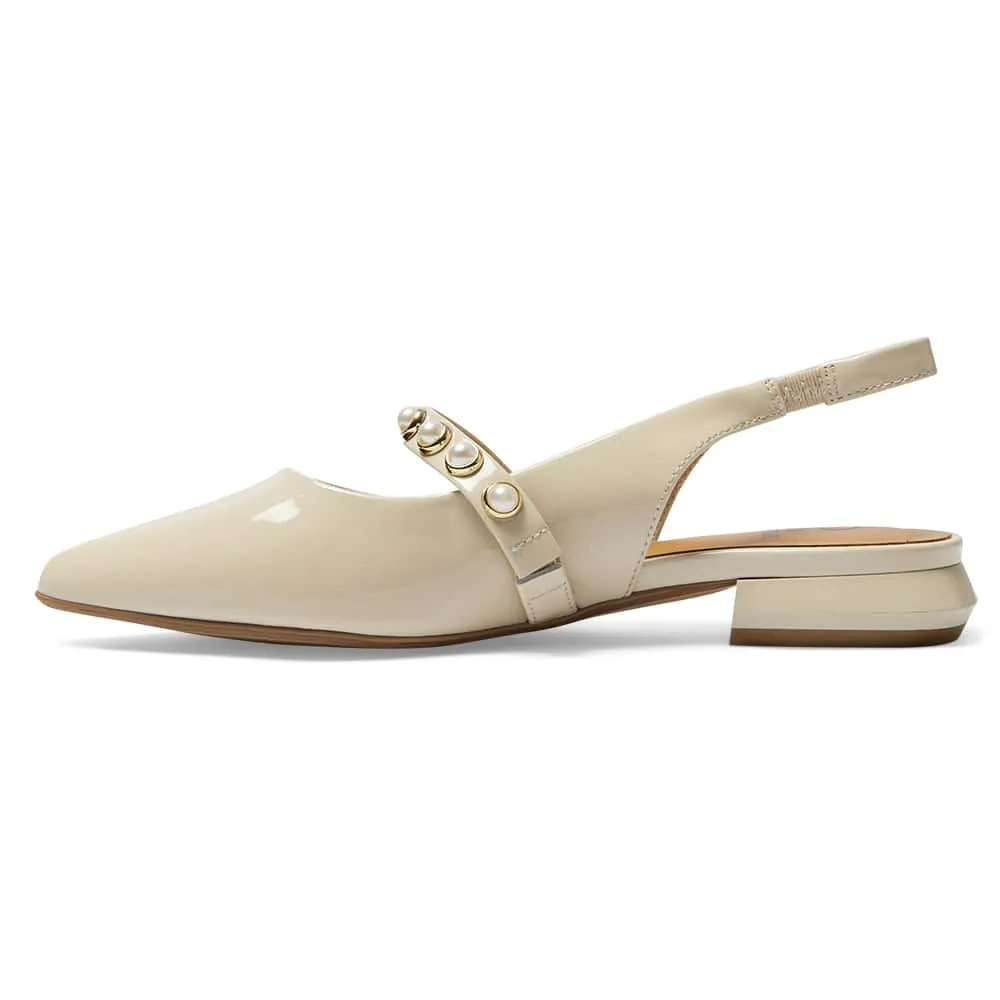 Opal Flat in Ivory Patent