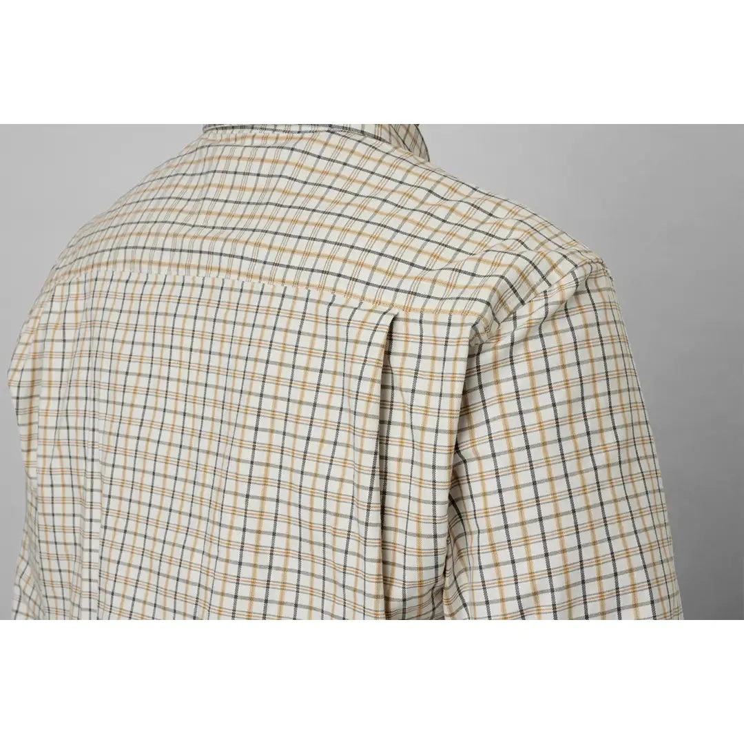 Oxford Shooting Shirt - Classic Blue/Classic Brown Check by Seeland