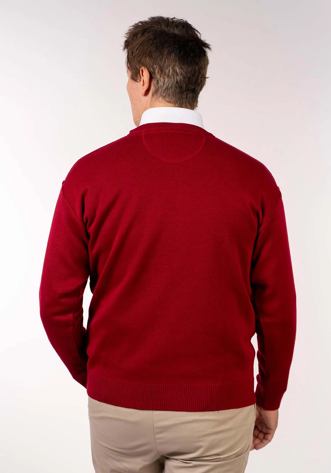 Plain Crew Neck Knit - Acino