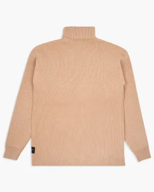 Replay Sartoriale Turtleneck Knitted Sweater - Sand