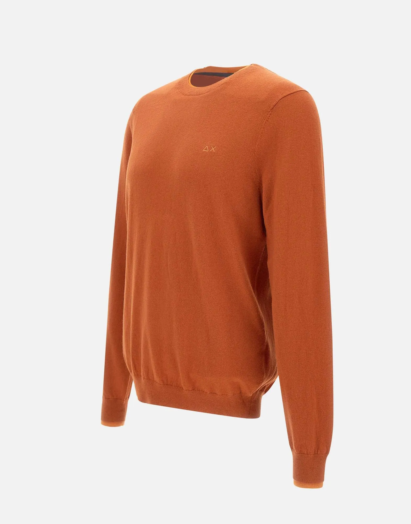 Rust Crew Neck Sweater for Men