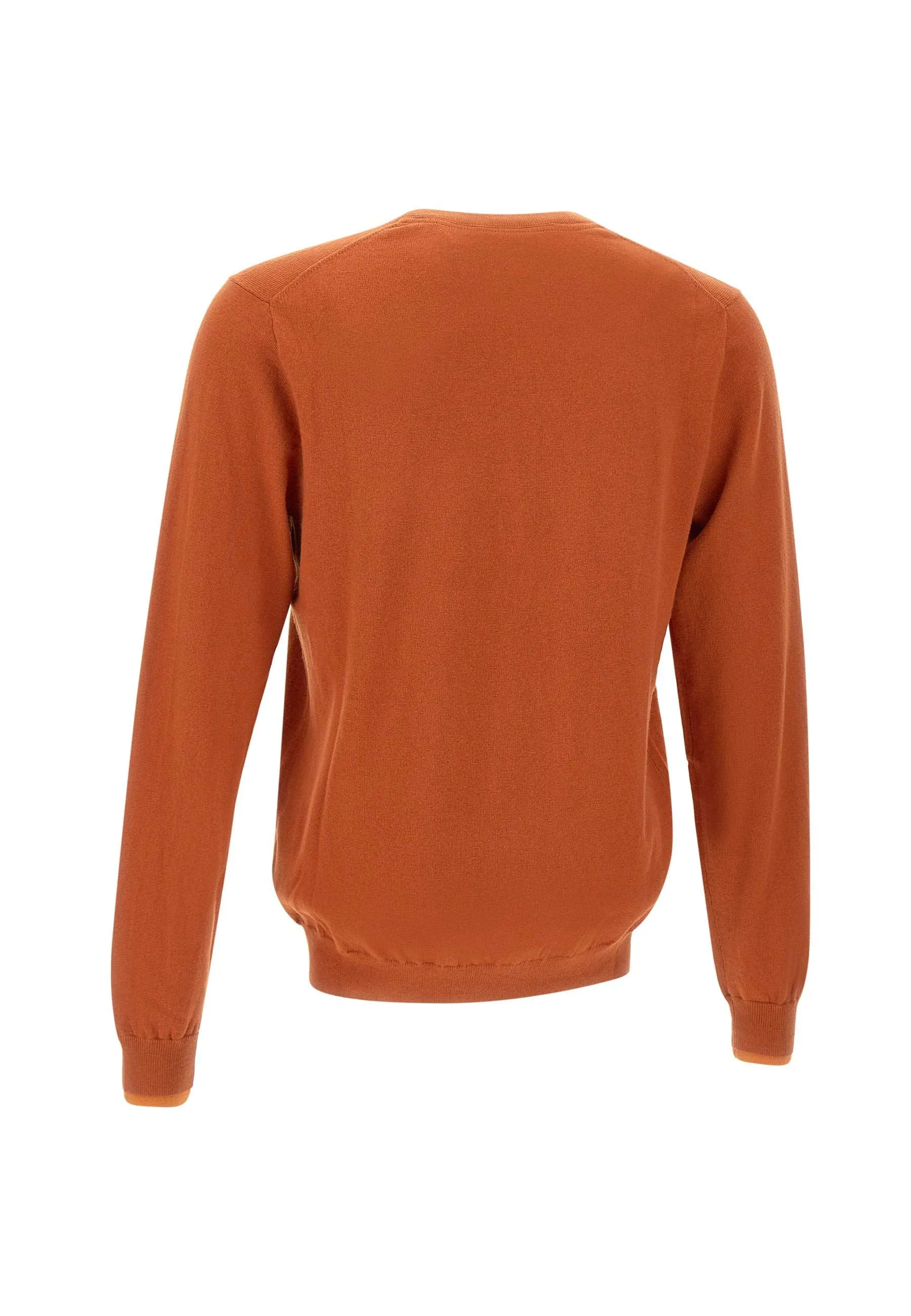 Rust Crew Neck Sweater for Men