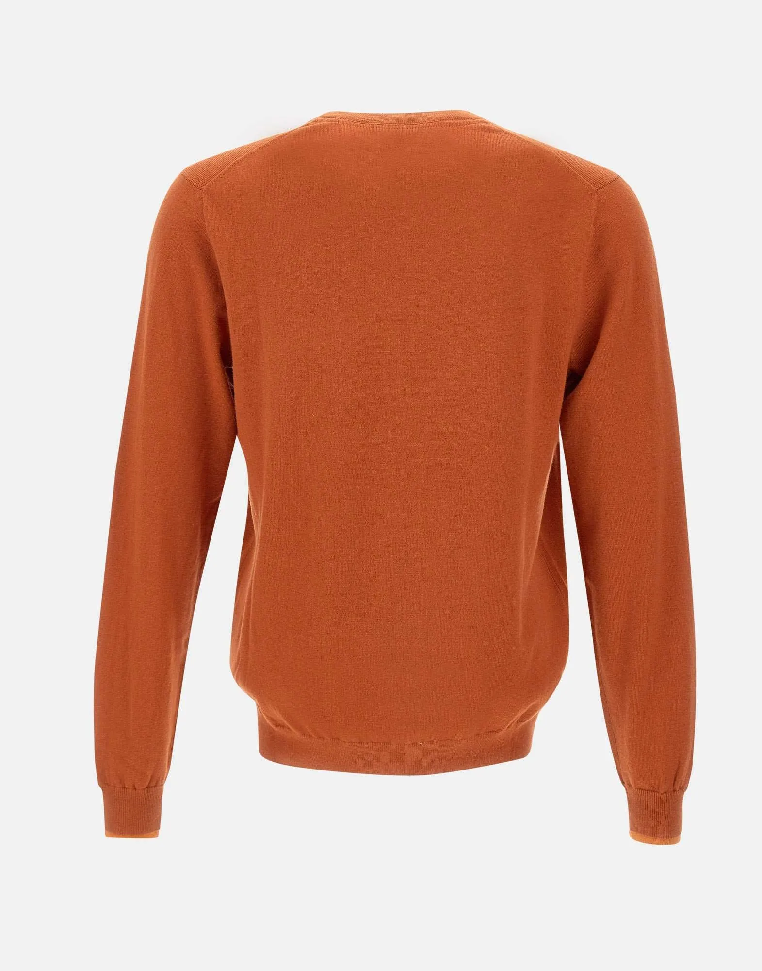 Rust Crew Neck Sweater for Men