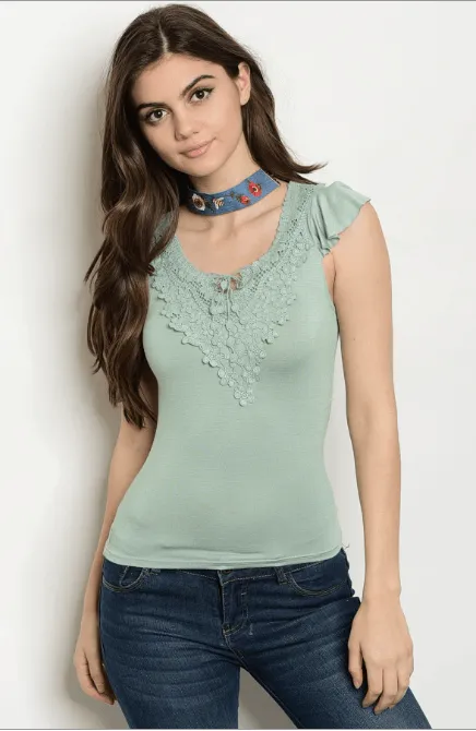 SAGE SENSATION TOP