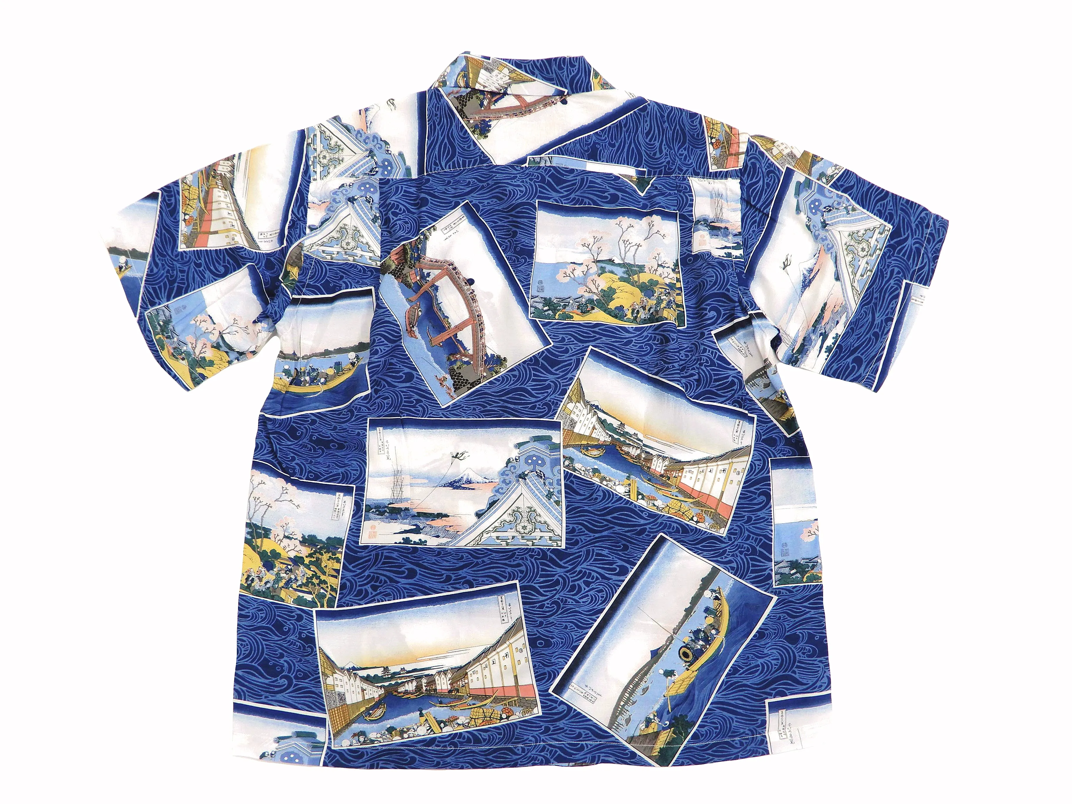 Sun Surf Men's Hawaiian Shirt Katsushika Hokusai Views Edo Short Sleeve Aloha Shirt SS38469