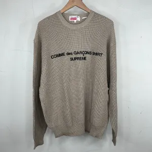 Supreme CDG Knit Sweater