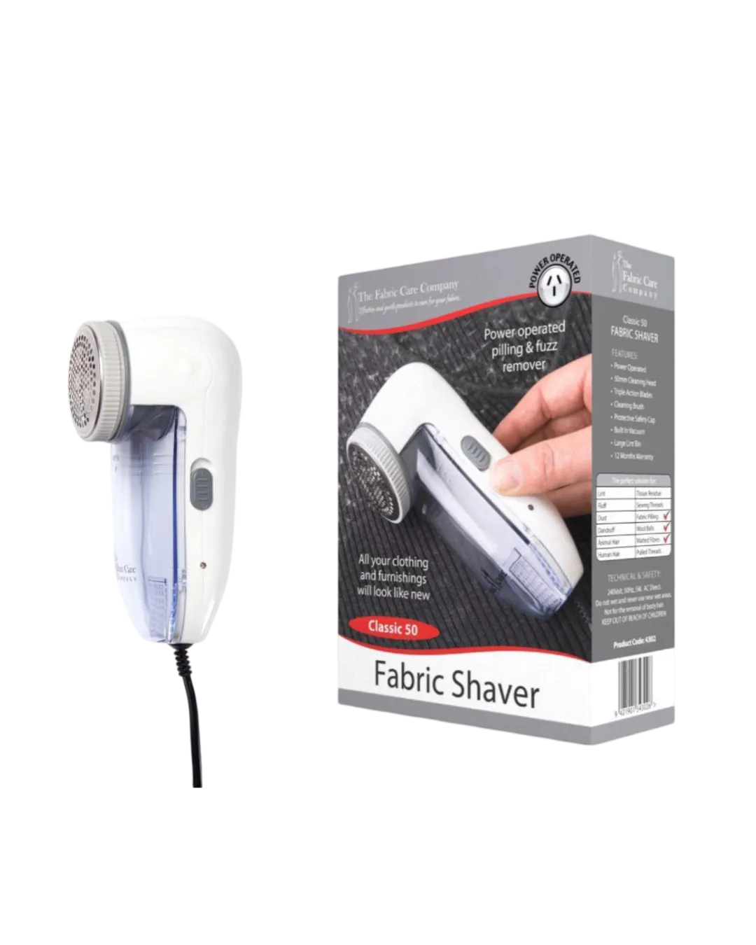 The Fabric Care Company Classic 50 Electric Fabric Shaver