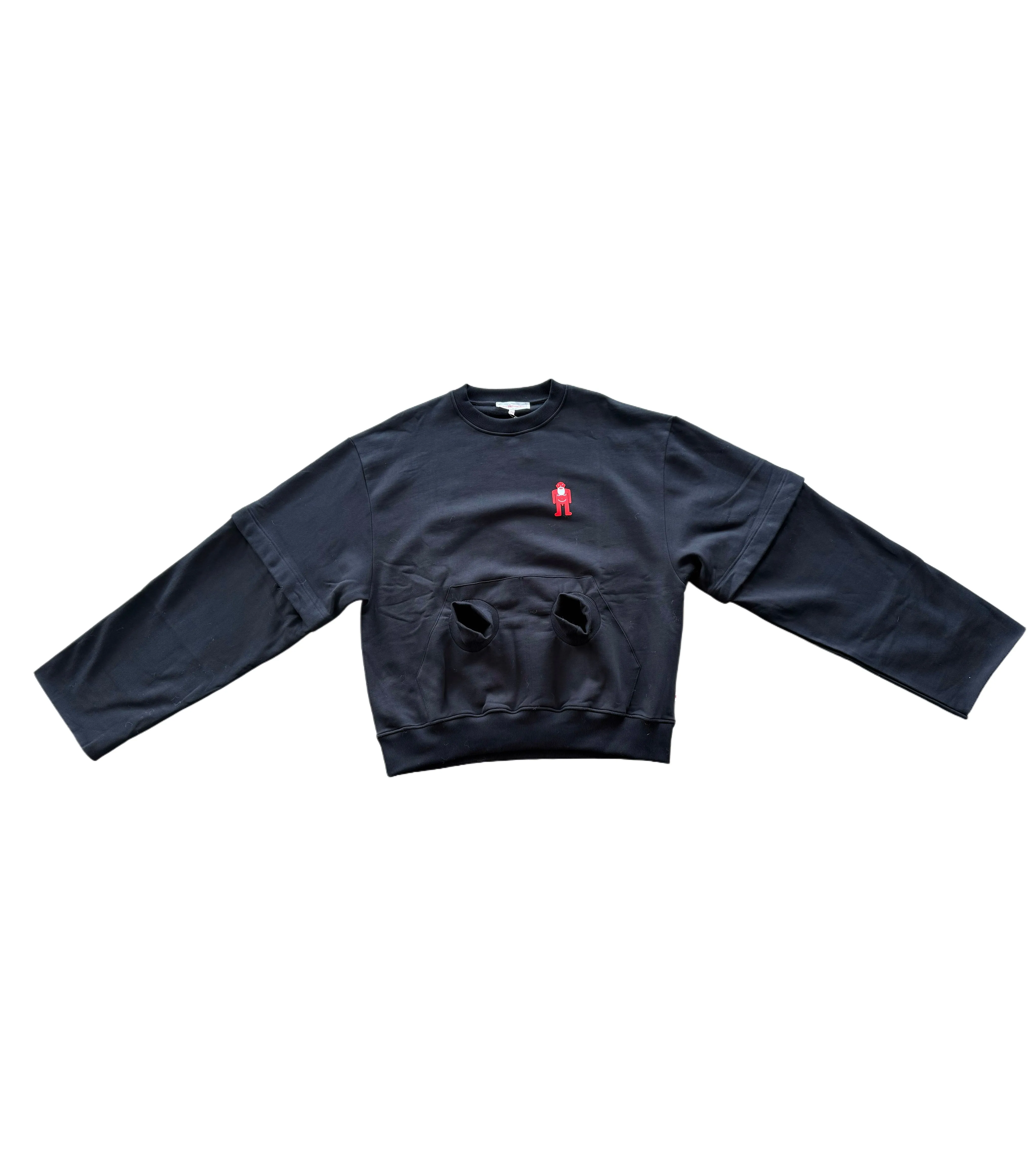 Walter Van Beirendonck Black Hole Sweatshirt Super Oversized