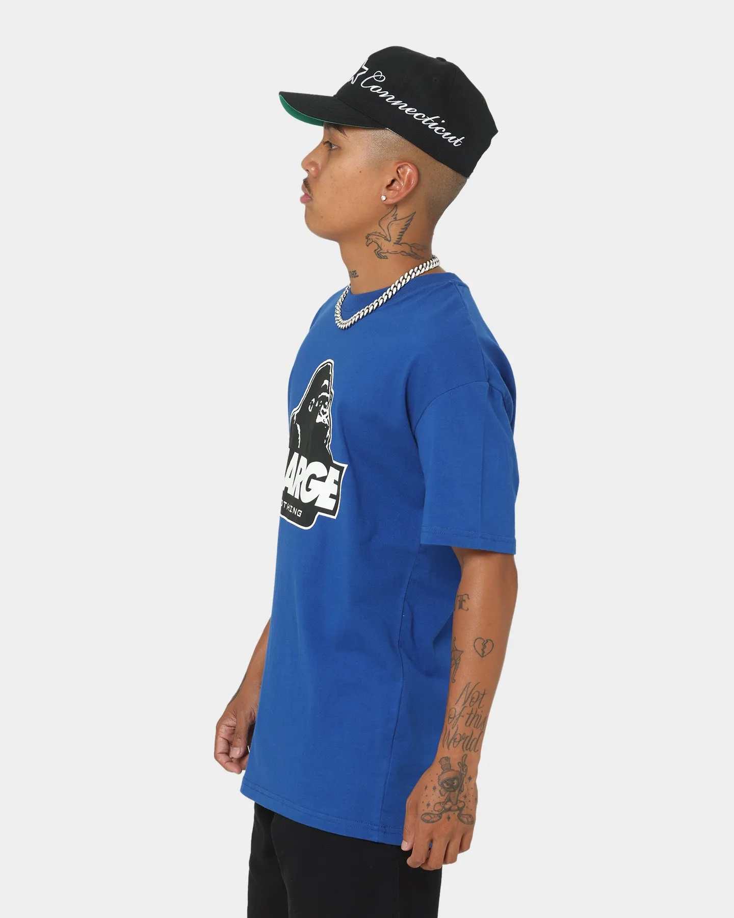 XLARGE 91 Slanted Logo T-Shirt Blue/Black